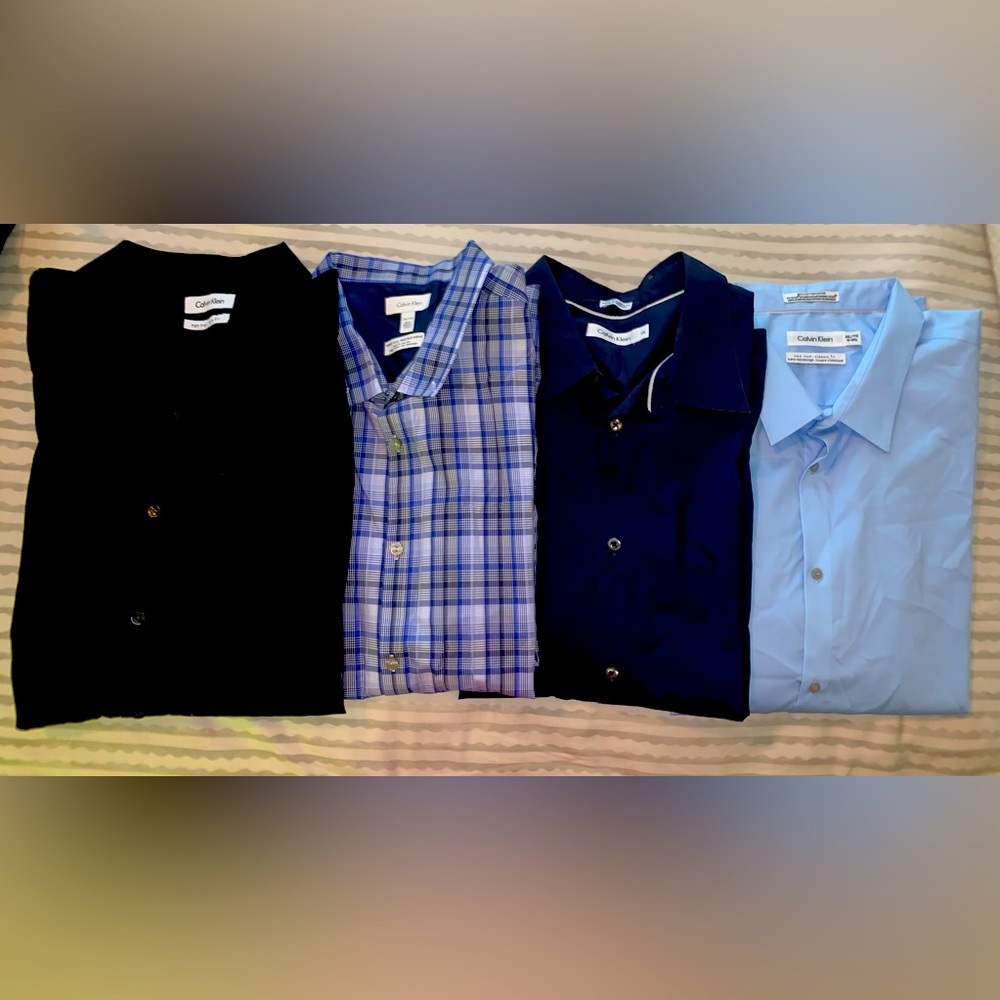 Men Pre Owned Calvin Klein Dress Shirts Xxl